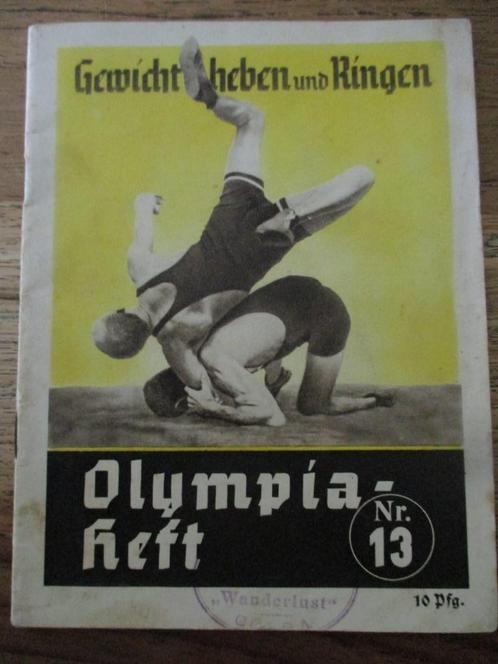 3e Rijk - Olympia-heft 1936 #1, Verzamelen, Militaria | Tweede Wereldoorlog, Overige soorten, Boek of Tijdschrift, Duitsland, Verzenden