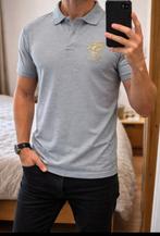 Leuk grijze polo shirt van Balmain paris maat S, Balmain, Ophalen of Verzenden, Zo goed als nieuw, Grijs