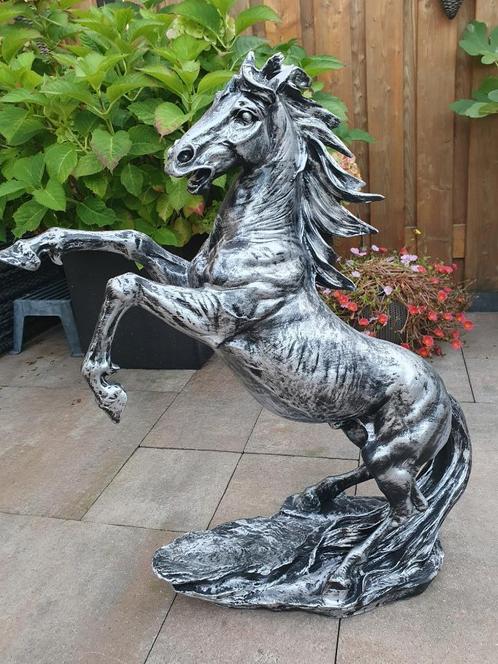 Steigerend Jules Mene paard nieuw pracht beeld groot paard k, Tuin en Terras, Tuinbeelden, Nieuw, Kunststof, Ophalen