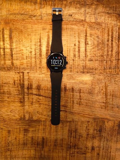 fossil carlyle hr gen 5 smartwatch, Sieraden, Tassen en Uiterlijk, Smartwatches, Zo goed als nieuw, Android, Zwart, Ophalen of Verzenden