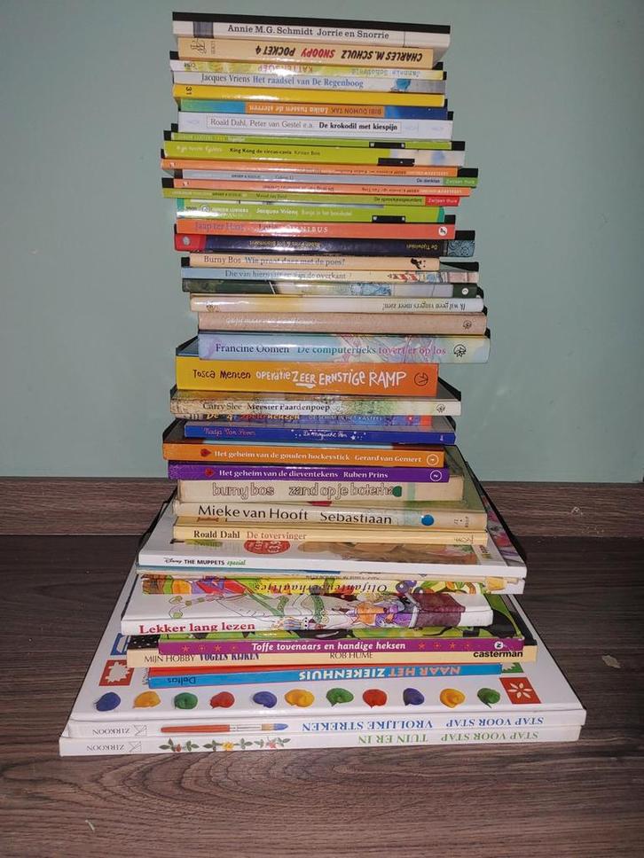 40 kinderboeken basisschool (voor)lezen divers, Boeken, Kinderboeken | Jeugd | onder 10 jaar, Gelezen, Ophalen of Verzenden