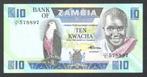 Bankbiljet - Zambia 10 Kwacha 1986 - UNC, Postzegels en Munten, Bankbiljetten | Afrika, Ophalen of Verzenden, Zambia, Los biljet
