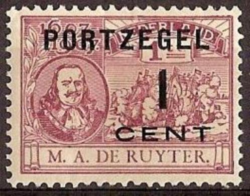Nederland Port 32 postfris Michiel de Ruyter 1907, Postzegels en Munten, Postzegels | Nederland, Postfris, T/m 1940, Verzenden