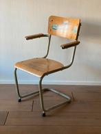 Vintage bureaustoel / stoel / schoolstoel, Huis en Inrichting, Stoelen, Gebruikt, Ophalen