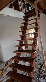 Ouderwetse trap, Doe-het-zelf en Verbouw, Ladders en Trappen, Gebruikt, Ophalen of Verzenden, Ladder, Opvouwbaar of Inschuifbaar