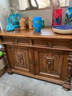 Antieke houten dressoir, Huis en Inrichting, Ophalen, Gebruikt, 75 cm of meer, 150 tot 200 cm