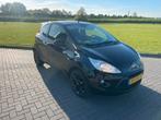 Ford Ka 1.2 69pk 2012 Zwart, Auto's, Voorwielaandrijving, Stof, 4 cilinders, Zwart