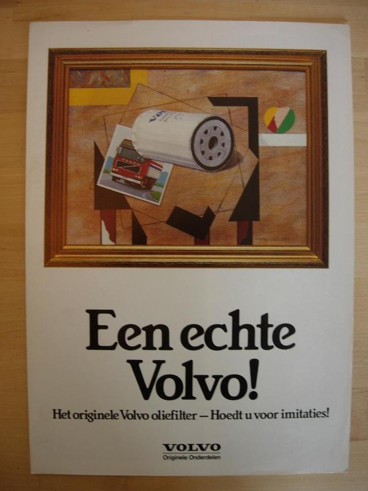 Volvo Oliefilter Folder 1985 – Truck Vrachtwagen N12 - NL, Boeken, Auto's | Folders en Tijdschriften, Zo goed als nieuw, Volvo