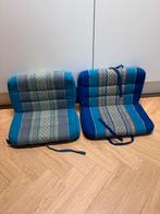 Thaise kapok kussens, opvouwbaar, Huis en Inrichting, Ophalen, Gebruikt, Blauw, Vierkant