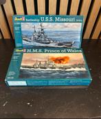 Revell 1:1200 USS Missouri en HMS Prince of Wales, Hobby en Vrije tijd, Modelbouw | Boten en Schepen, Ophalen of Verzenden, Revell