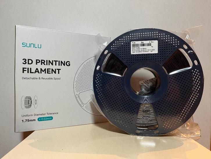Sunlu TPU Silk 3D printer filament Black – 1kg nieuw, Computers en Software, 3D-printerbenodigheden, Nieuw, Ophalen of Verzenden