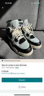 Nike Air Jordan 4 Retro Kids Maat 38,5, Kinderen en Baby's, Kinderkleding | Schoenen en Sokken, Ophalen of Verzenden, Gebruikt