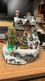 Oosterik village Kersthuis met watermolen, Ophalen of Verzenden, Gebruikt