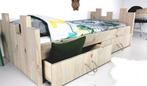 Rockwood kasteelbed white/grey 90x200 kind, Ophalen, 90 cm, Eenpersoons, Zo goed als nieuw
