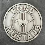 Ford Mustang 3D embleem van hout Diameter 30cm, Ophalen of Verzenden