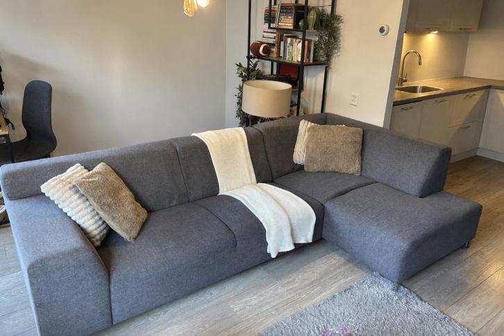 Hoekbank/L-Shaped Couch, Huis en Inrichting, Banken | Bankstellen, Gebruikt, Hoekbank, Overige maten, 250 tot 300 cm, 125 tot 150 cm