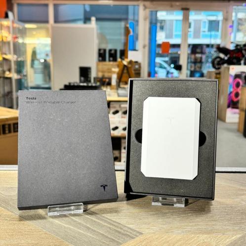 Tesla Wireless Portable Charger TSL02 | Wit | Nieuw in doos, Telecommunicatie, Mobiele telefoons | Batterijen en Accu's, Zo goed als nieuw