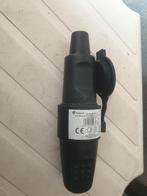 Contrastekker randaarde rubber zwart, Ophalen, Nieuw