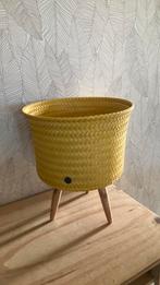 Plantenbak, basket van Hand, nieuw met kaartje, Ophalen, Overige materialen, Rond, Zo goed als nieuw