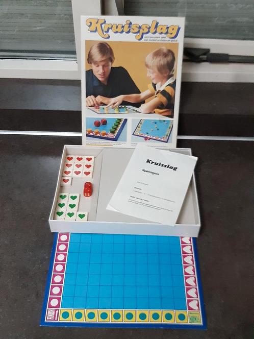 Kruisslag vintage Hema spel, Hobby en Vrije tijd, Gezelschapsspellen | Bordspellen, Zo goed als nieuw, Ophalen of Verzenden