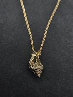 Goudkleurige Schelp Ketting, 3845gh, Starjewelleryshop@hotmail.com, Ophalen of Verzenden, Zo goed als nieuw