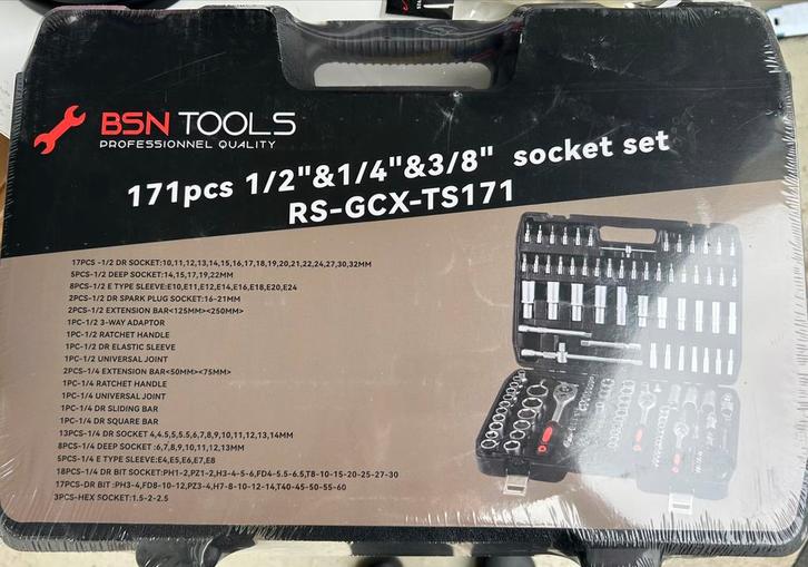 Nieuwe doppenset ratel set Torx 171 Delig, Auto diversen, Autogereedschap, Nieuw, Ophalen of Verzenden
