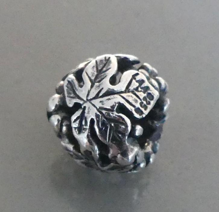 Trollbeads WIJNOOGST, Sieraden, Tassen en Uiterlijk, Bedels, Zo goed als nieuw, Trollbeads, Zilver, 1 bedel, Verzenden