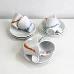 Italiaanse design | vintage Nespresso kopjes | set van 6, Ophalen of Verzenden, Zo goed als nieuw, Overige stijlen, Kop(pen) en/of Schotel(s)