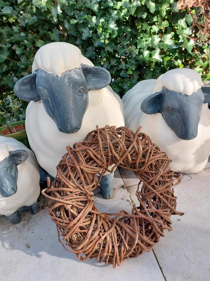 Landelijke Krans - 40cm - Mooi!, Huis en Inrichting, Woonaccessoires | Kransen, Verzenden