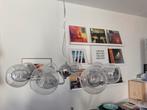 Hanglamp met 8 glazen bollen met led-lampjes, Zo goed als nieuw, Ophalen, Glas