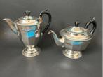 Verzilverde Engelse Thee & Koffie Kan, Antiek en Kunst, Ophalen of Verzenden