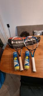 2 Tennisrackets (Head & Artengo) + Tas & Ballen, Sport en Fitness, Tennis, Ophalen, Gebruikt, Racket, Head