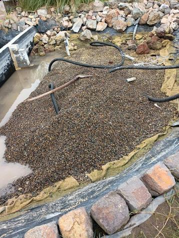 Lavasplit lava stenen lava substraat voor vijver - 2 kuub beschikbaar voor biedingen
