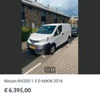 Nissan NV200 1.5 D 66KW 2016, Auto's, Bestelauto's, Origineel Nederlands, Te koop, 20 km/l, 640 kg