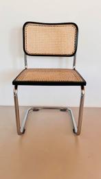 Stoel Cesca Marcel Breuer stijl zwart chroom webbing, Huis en Inrichting, Stoelen, Ophalen, Zwart, Cesca Marcel Breuer Thonet