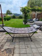Fatboy hangmat met frame en kussen, Ophalen, Gebruikt, Meerpersoons, Met standaard