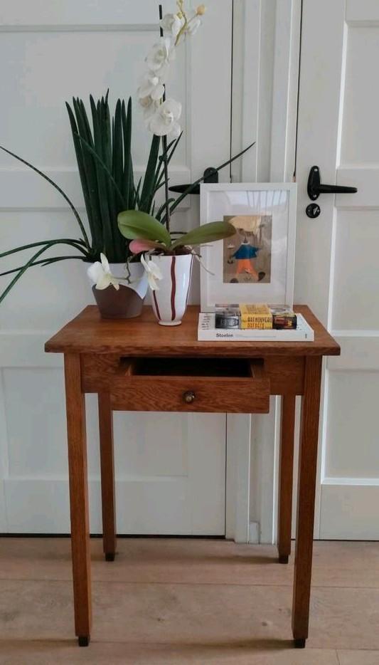 Art deco tafel plantentafel antiek bureau sidetable, Antiek en Kunst, Antiek | Meubels | Tafels, Ophalen