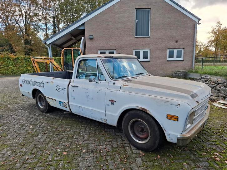 Chevrolet C10 uit 1968 met 5,3 V8 LS motor op kenteken, Auto's, Oldtimers, Particulier, Chevrolet, Benzine, Overige carrosserieën
