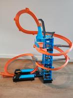Hot Wheels Wolkenkrabber Racebaan + Opbergruimte, Ophalen of Verzenden, Zo goed als nieuw, Elektrisch, Hot Wheels