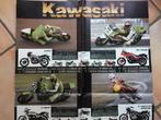 Kawasaki kalender folder / poster model 1983, Motoren, Handleidingen en Instructieboekjes, Kawasaki