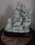 Beeld diverse antieke Botha Oosterse Jade beelden, Antiek en Kunst, Kunst | Beelden en Houtsnijwerken, Ophalen of Verzenden