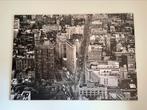 Flat iron building New York, foto op linnen, Huis en Inrichting, Ophalen of Verzenden, Zo goed als nieuw, Foto of Poster, 75 cm of meer