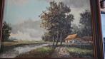 Schilderij bh Slotman, Antiek en Kunst, Kunst | Schilderijen | Klassiek, Ophalen of Verzenden