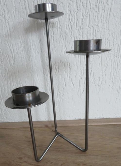 Kandelaar Lumeda Design, Huis en Inrichting, Woonaccessoires | Kandelaars en Kaarsen, Gebruikt, Kandelaar, 25 tot 50 cm, Metaal