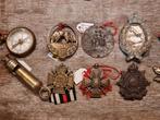 Lot medailles en militaria 1e en 2e Wereldoorlog, Verzamelen, Militaria | Tweede Wereldoorlog, Ophalen of Verzenden, Overige soorten