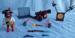 Playmobil 6163 Piraat met Grote Rode Kanon, Ophalen of Verzenden, Gebruikt, Complete set