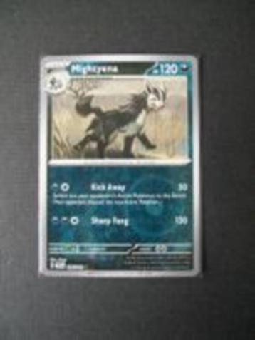 4855. Nieuwe Pokemon Kaart holofoil MIGHTYENA hp 120 106/162 beschikbaar voor biedingen