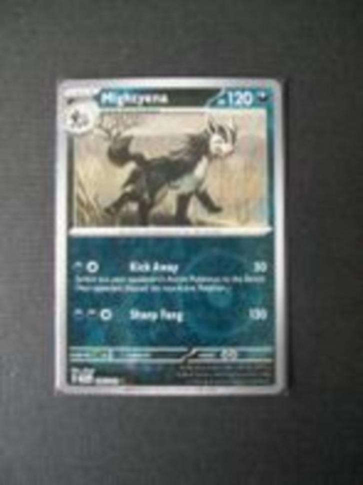 4855. Nieuwe Pokemon Kaart holofoil MIGHTYENA hp 120 106/162, Hobby en Vrije tijd, Verzamelkaartspellen | Pokémon, Nieuw, Losse kaart