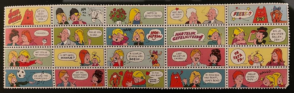 Jan, Jans en de kinderen sluitzegels uit 1998, Verzamelen, Stripfiguren, Ophalen of Verzenden, Overige figuren