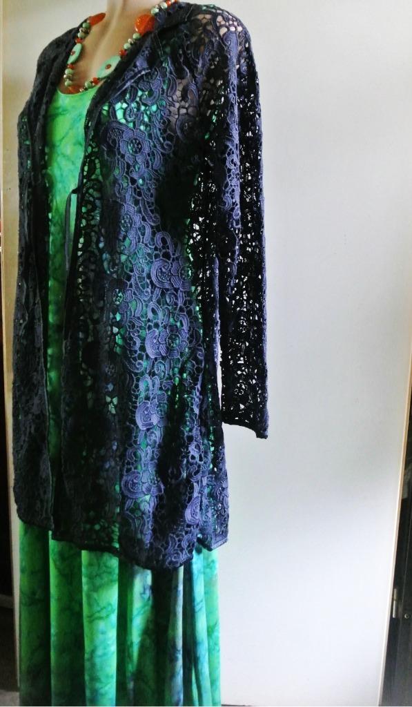 Vest/kantjasje M/L zwart halflang feest jasje chique DiDi, Kleding | Dames, Truien en Vesten, Gedragen, Maat 42/44 (L), Zwart